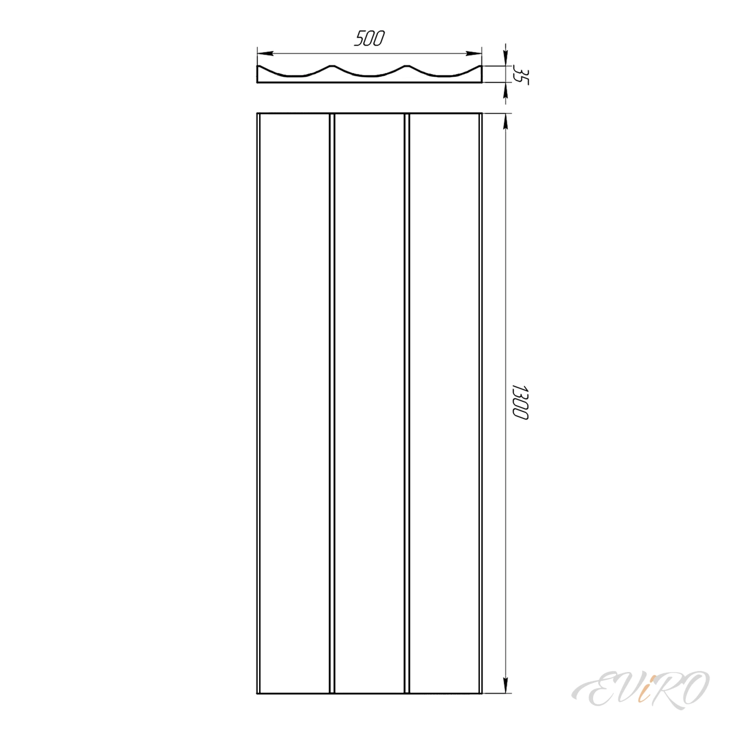 Настенная гипсовая панель Afina