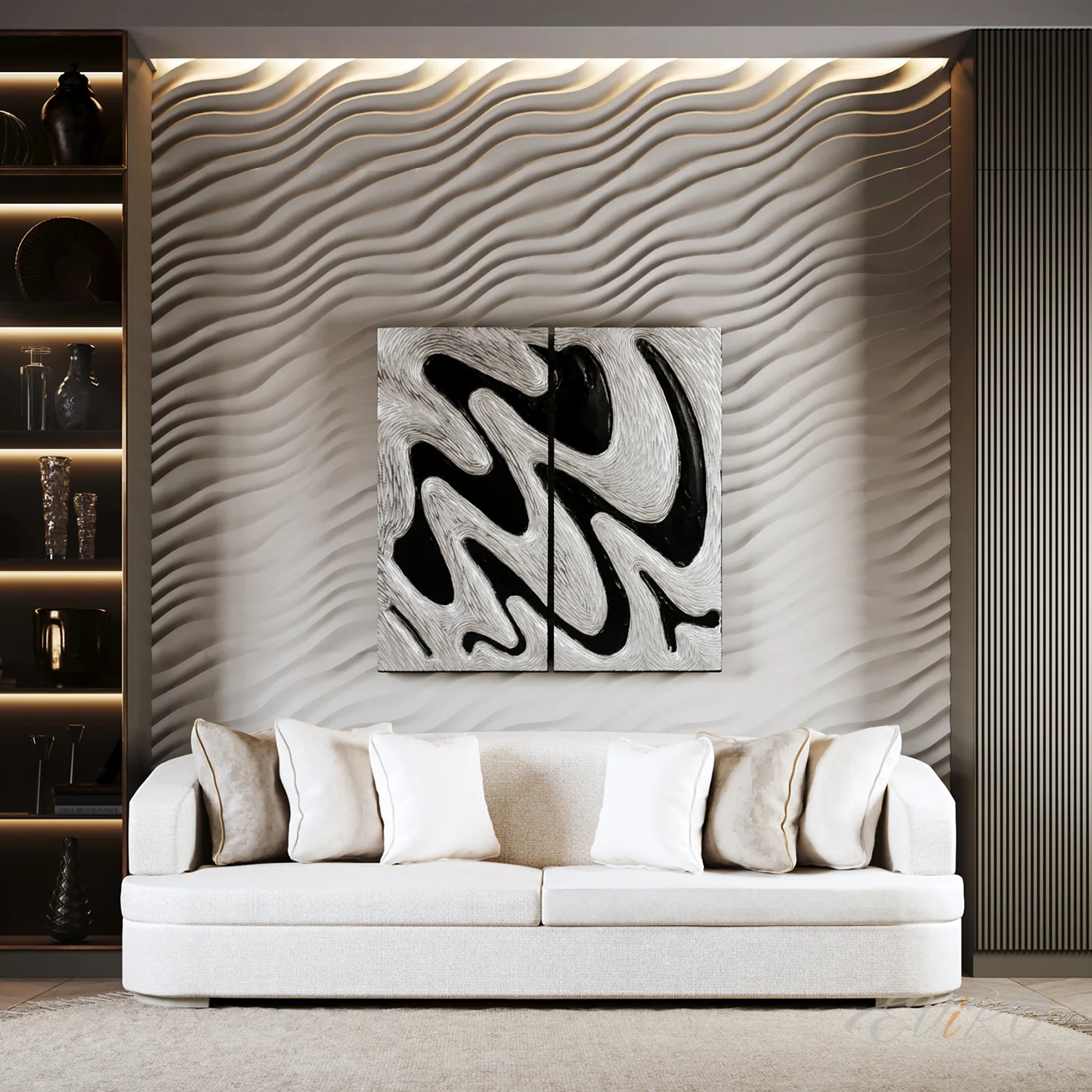 Гипсовая 3D панель EViRO Дюны