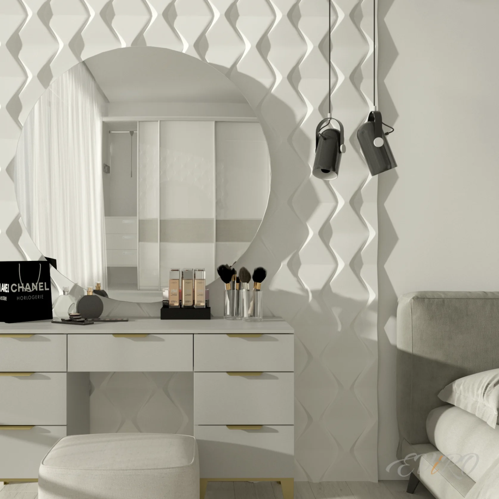 Гипсовая 3D панель EViRO Пирамидки