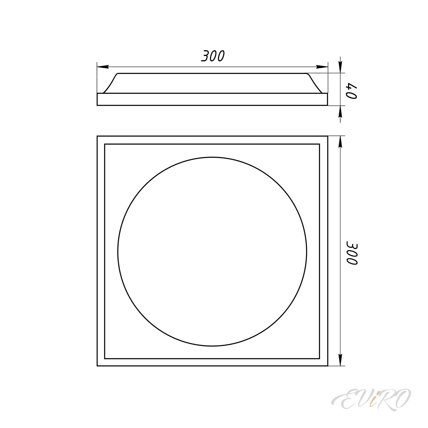 Гипсовая 3D панель EViRO Circle