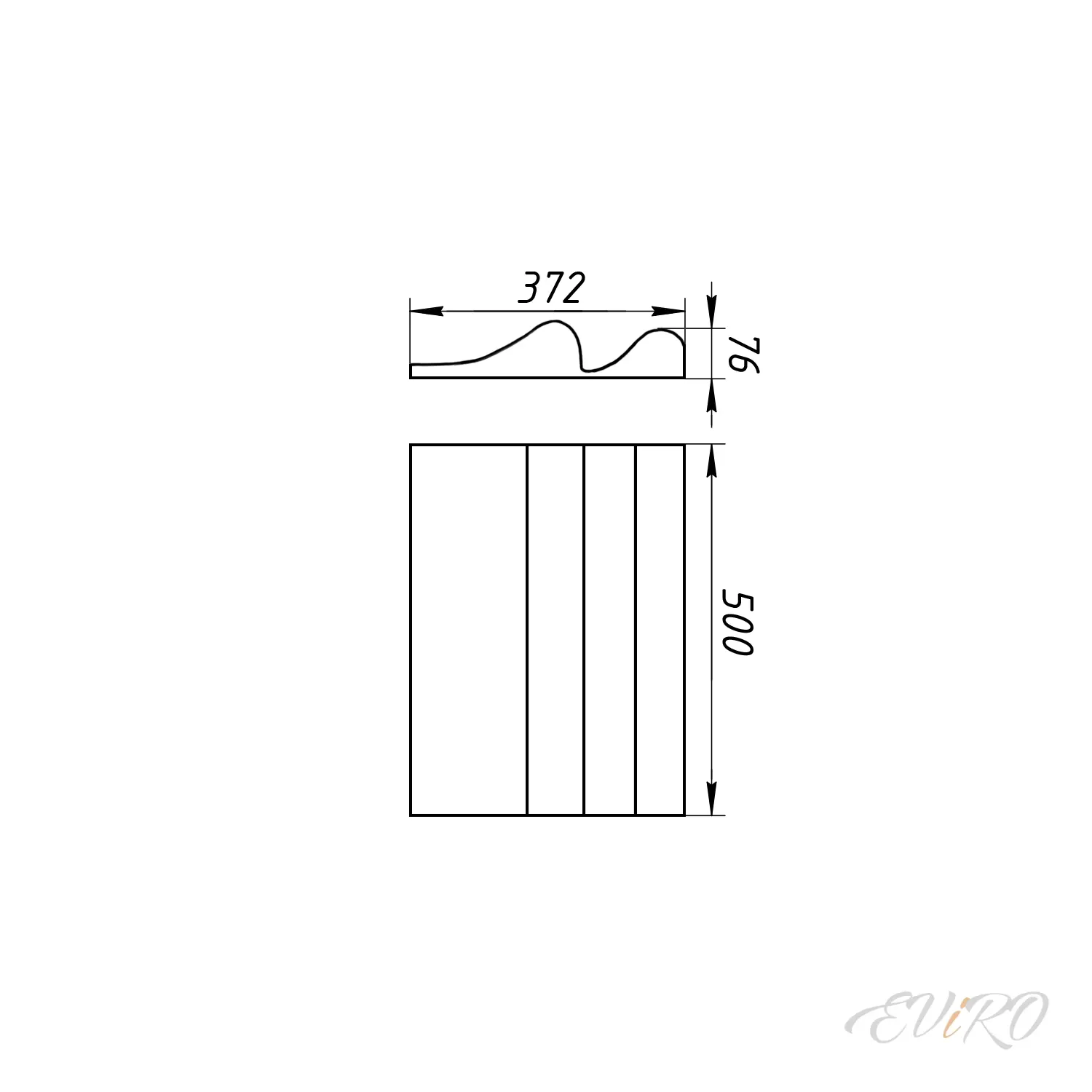 Гипсовая 3D панель EViRO M49