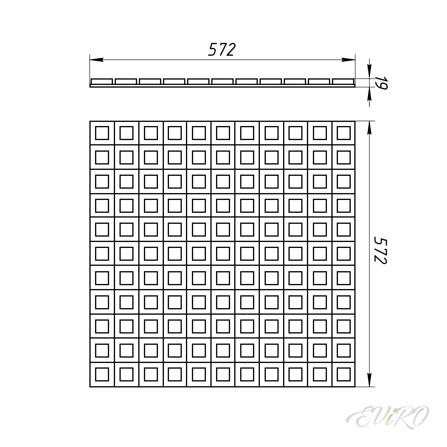 Гипсовая 3D панель EViRO Effect Dot