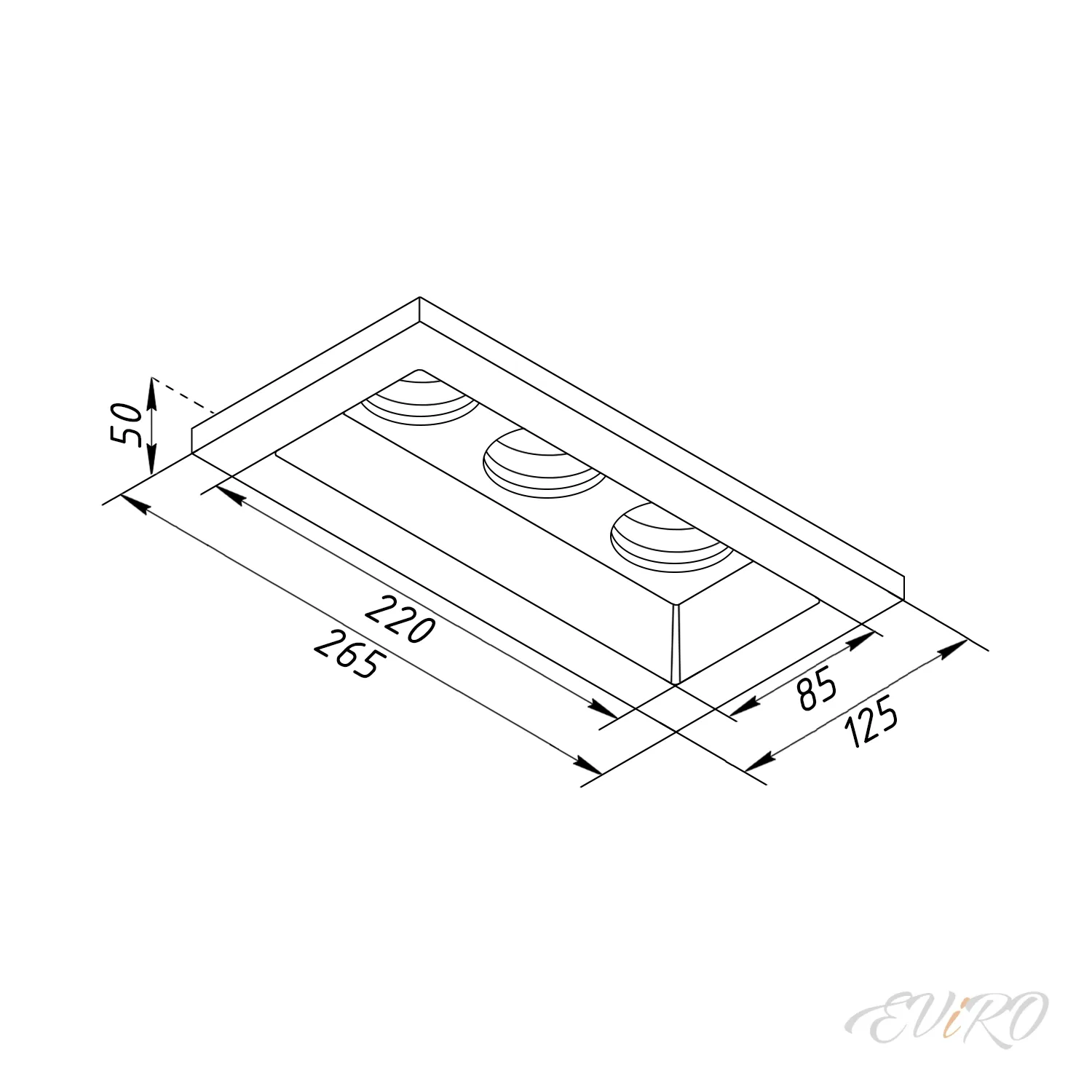 Потолочный светильник EViRO ВПС 29