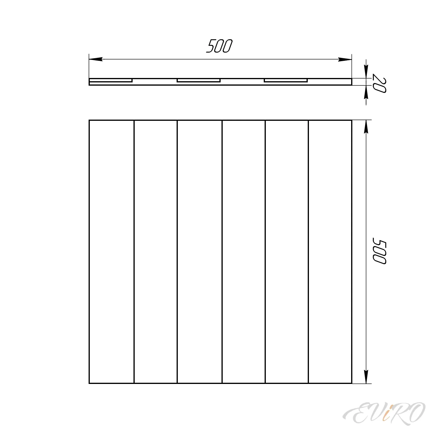 Гипсовая 3D панель EViRO Своды