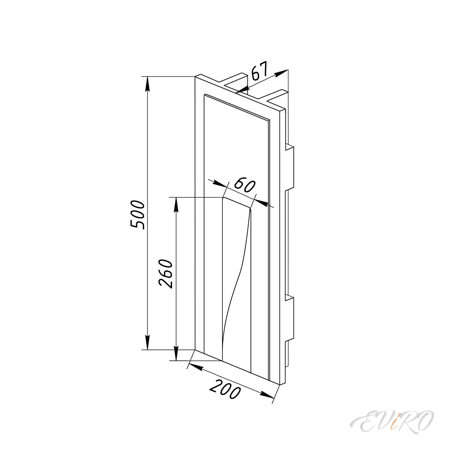 Стеновой светильник EViRO ВСС 9