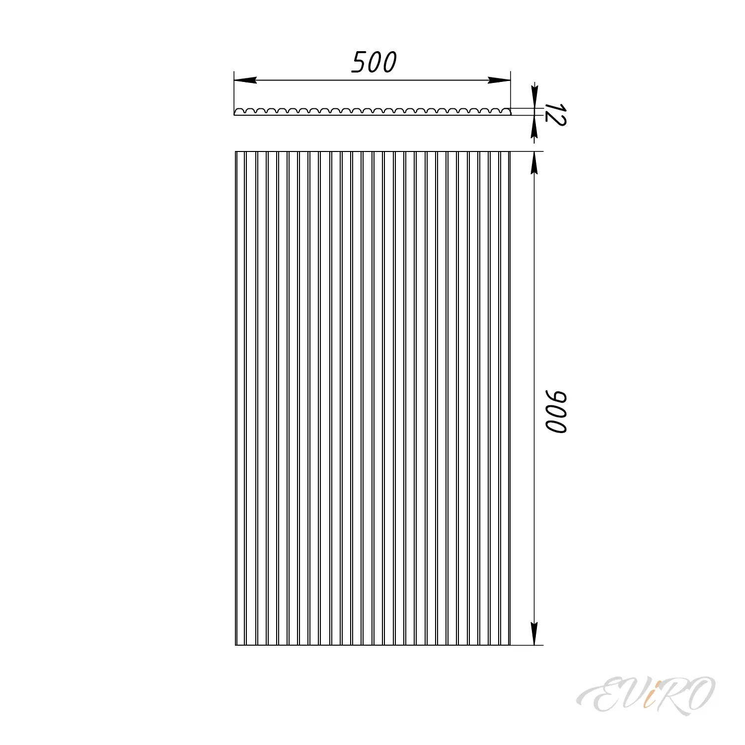 Гипсовая 3D панель EViRO Hills