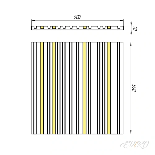 Реечные панели LED Barcode