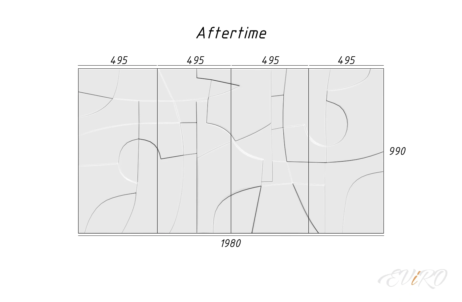 Гипсовая 3D панель EViRO Aftertime