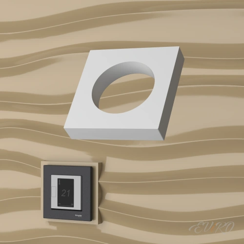 Подрозетник 1-секционный