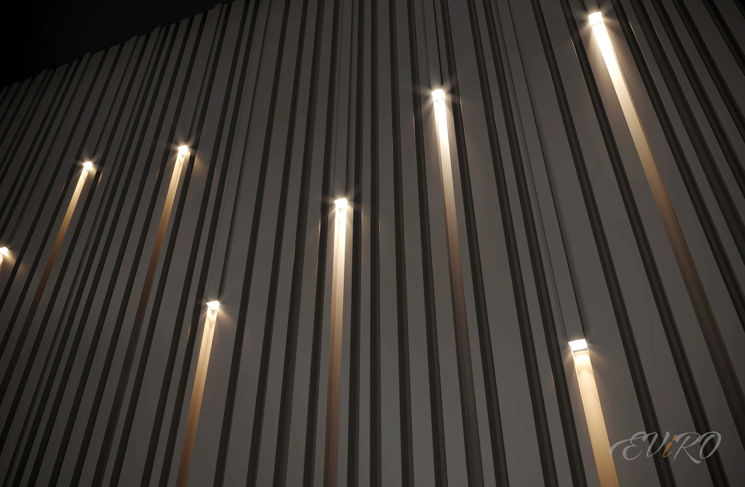 Гипсовая 3D панель EViRO Max Barcode LED